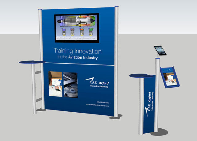 Interactive Learning Display Mock-up