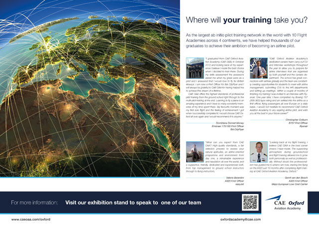 Double page spread advert